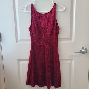 Red Velvet Dress